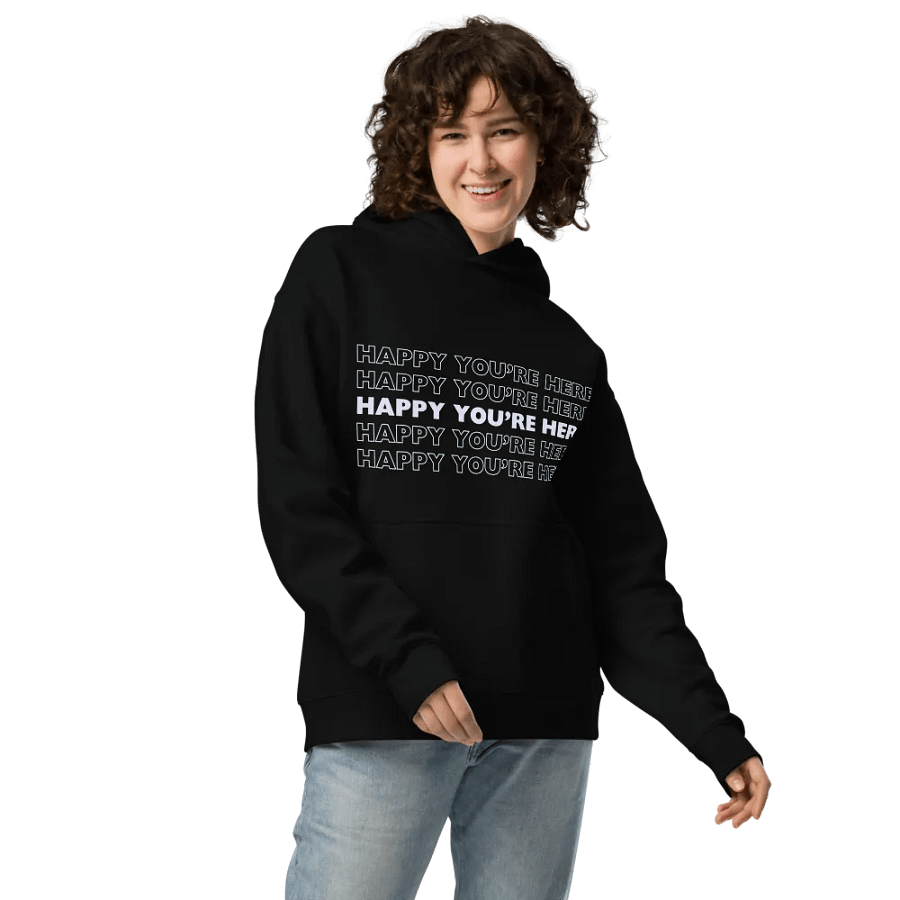 Happy You're Here Oversized Hoodie product image (3)