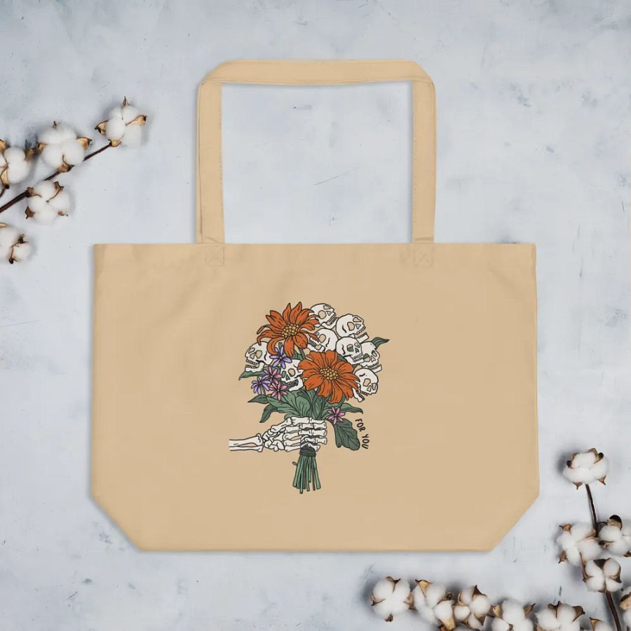 Life & Death Organic Tote product image (3)