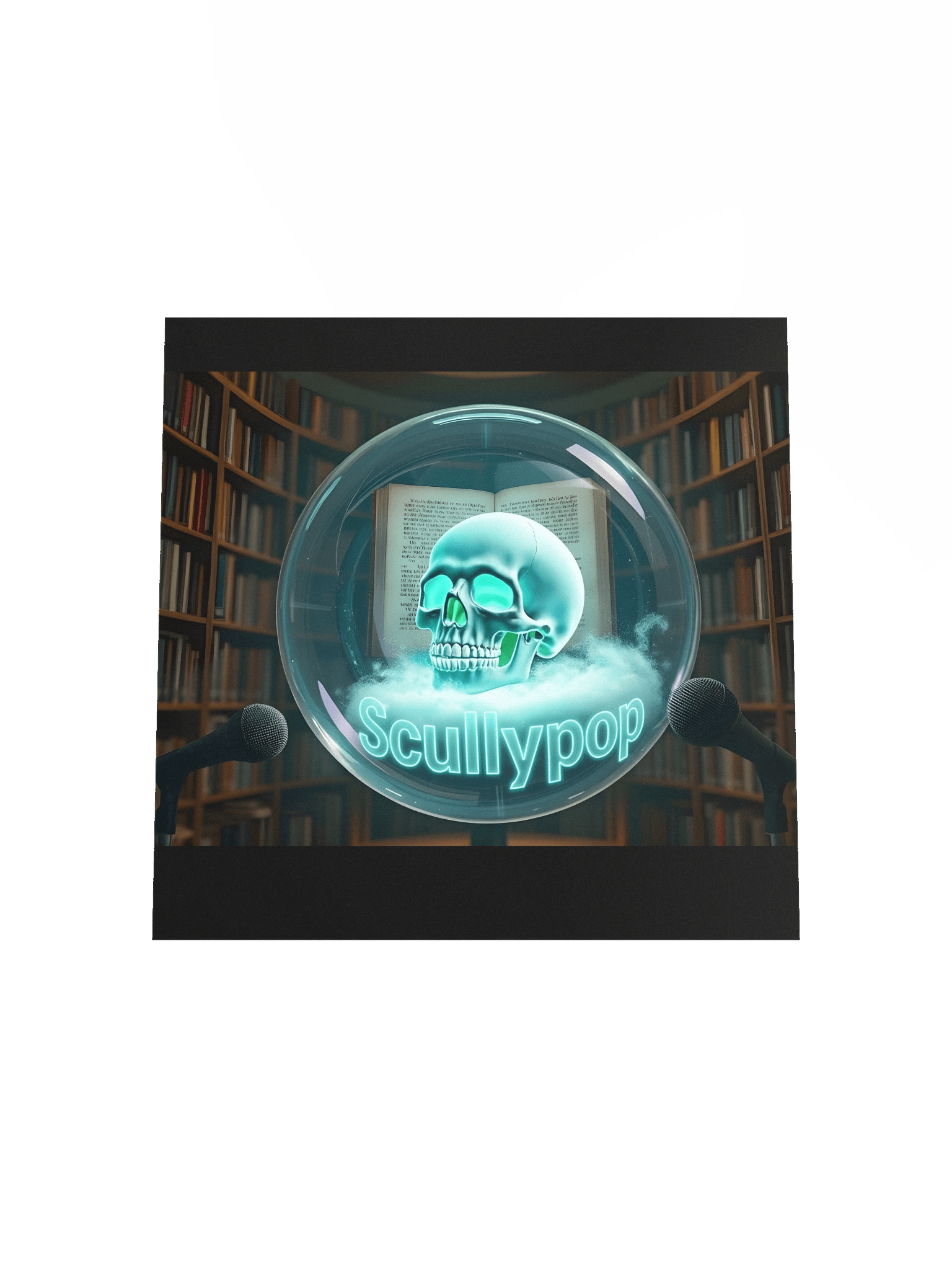 Team Scullypop Glowing Skull Poster product image (14)