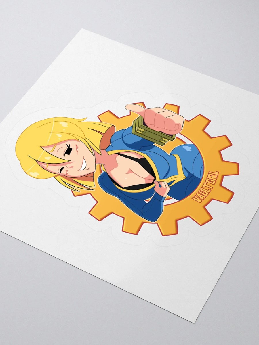 Teasing Thumbs-Up Vault Girl Sticker product image (3)