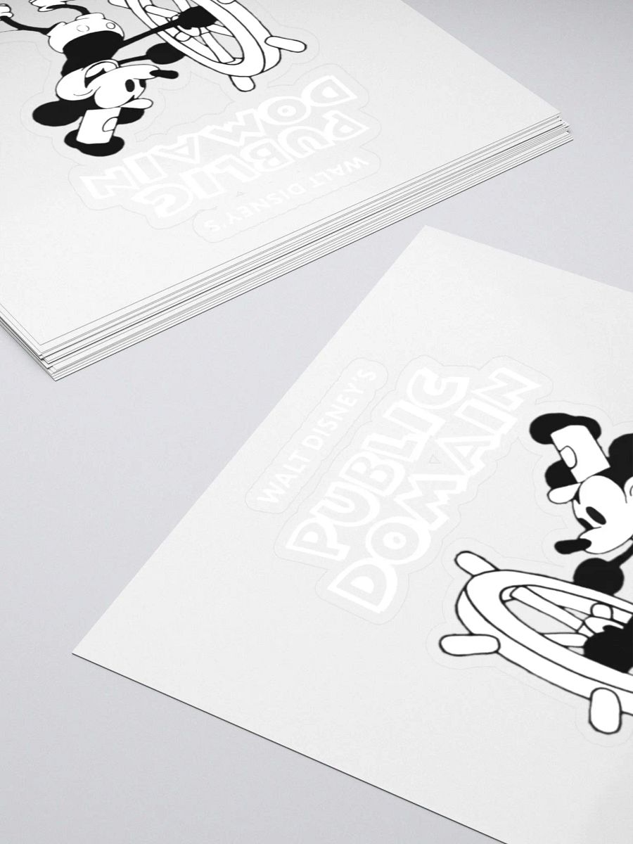 Walt Disney's Public Domain: Steamboat Willie Sticker product image (12)