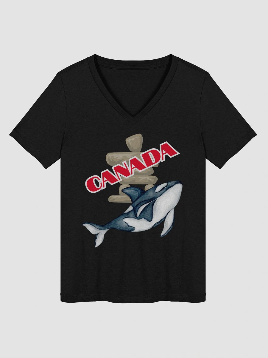 Canadian Orca V-Neck Tee product image (1)