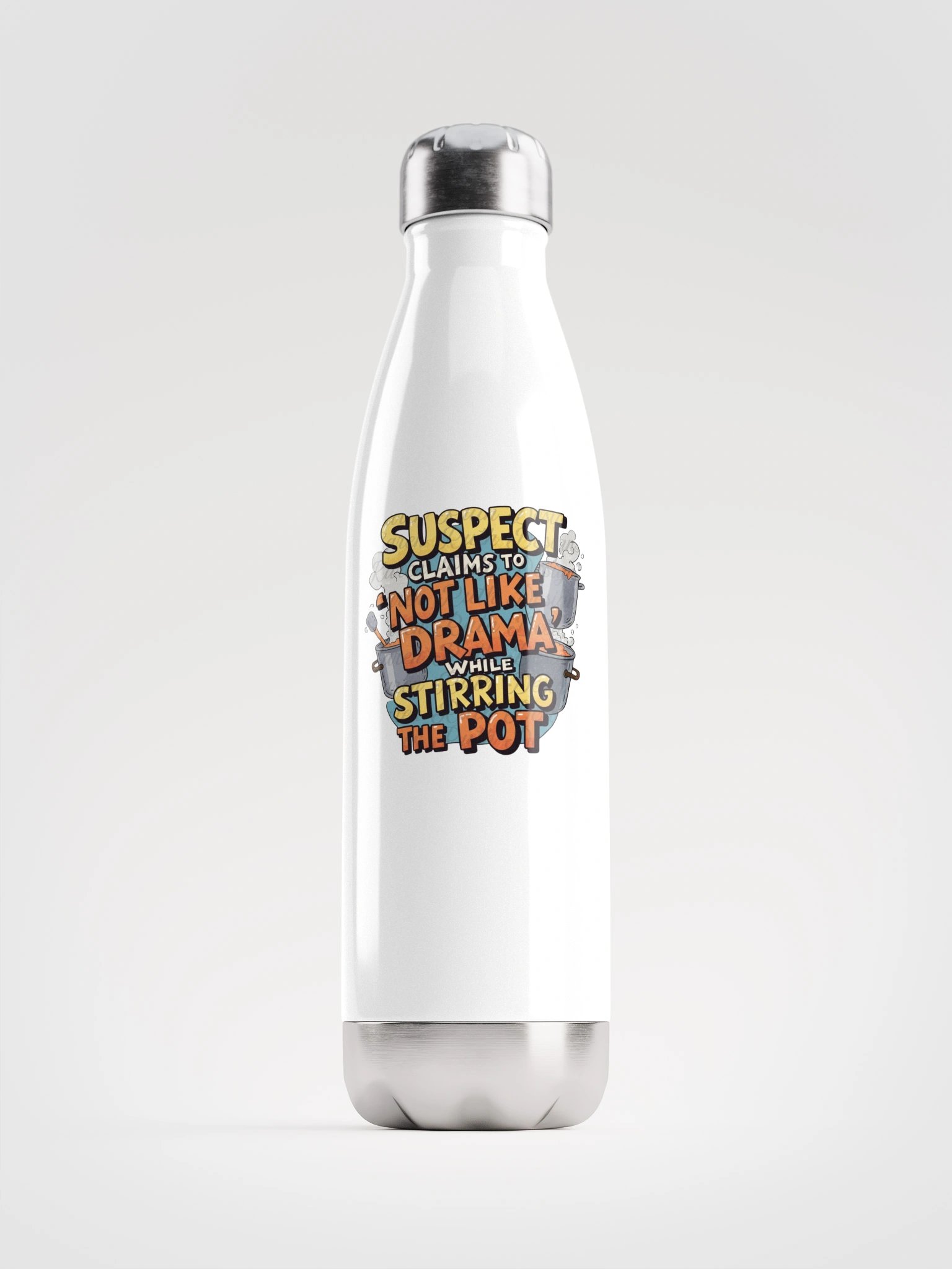 Drama Stirrer Stainless Steel Water Bottle product image (1)