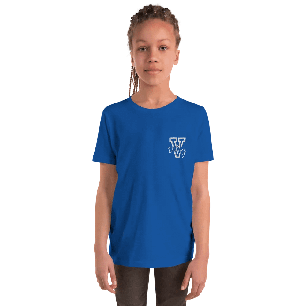 Kids Shirt Blue (white logo) product image (6)