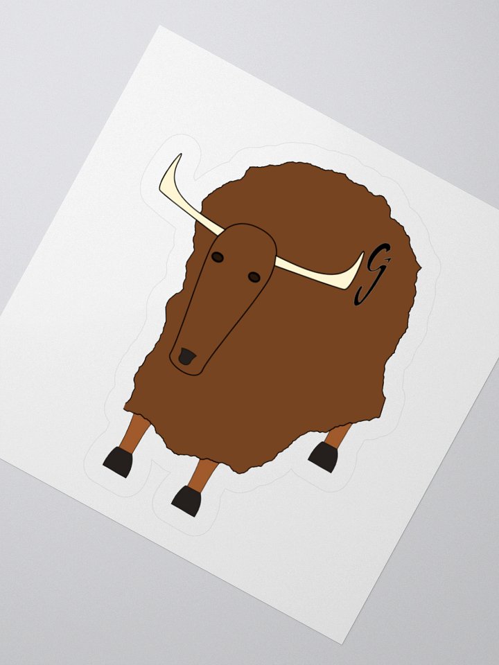 JG Yak Sticker product image (4)