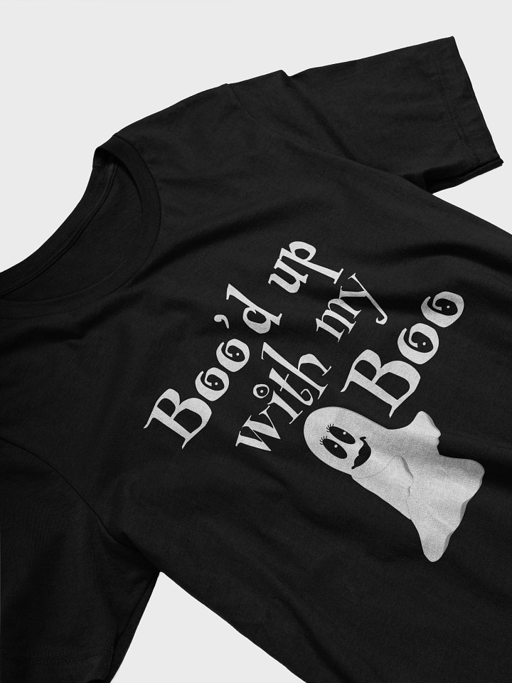 Boo'd Up With My Boo – Cute Girl Ghost Halloween T‑Shirt product image (2)