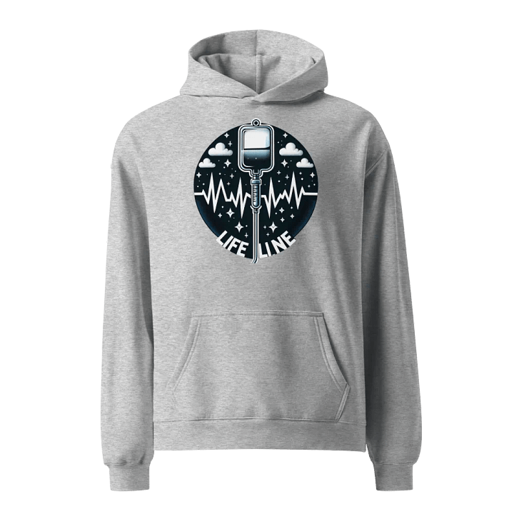 Lifeline EKG Oversized Hoodie product image (3)