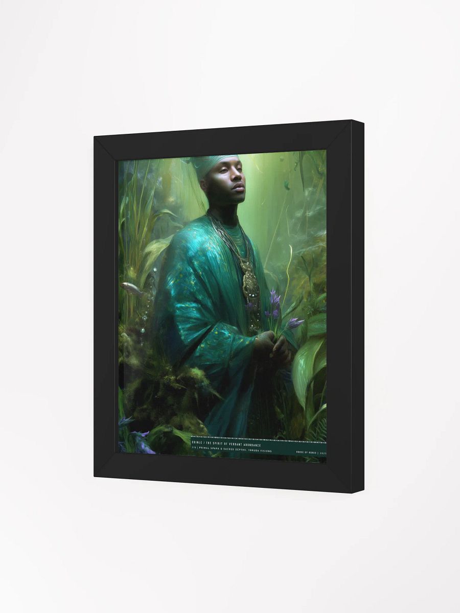Erinle: The Spirit of Verdant Abundance – Framed Matte Poster product image (15)