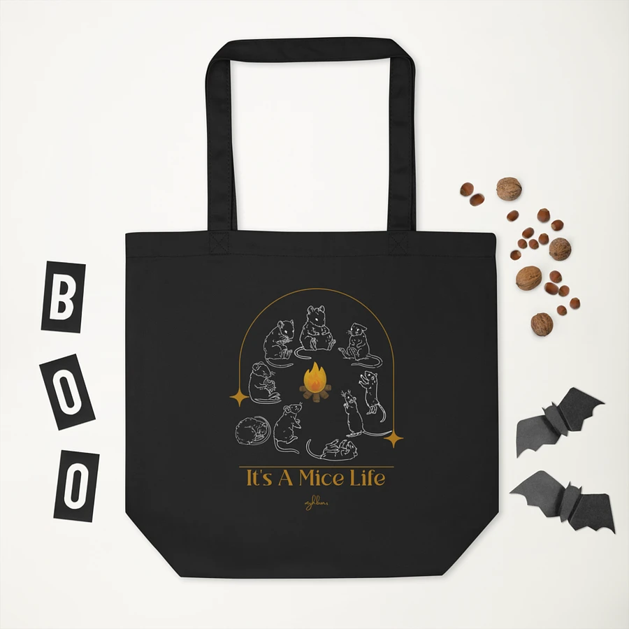 It's A Mice Life Eco Tote (Black) product image (2)