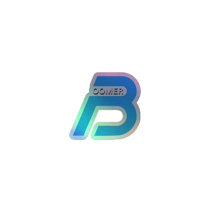 BOOMER- Cut Holographic Sticker Sheet product image (2)