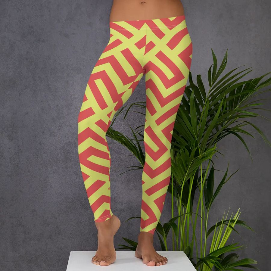 Customizable Geometric All-Over Leggings product image (5)