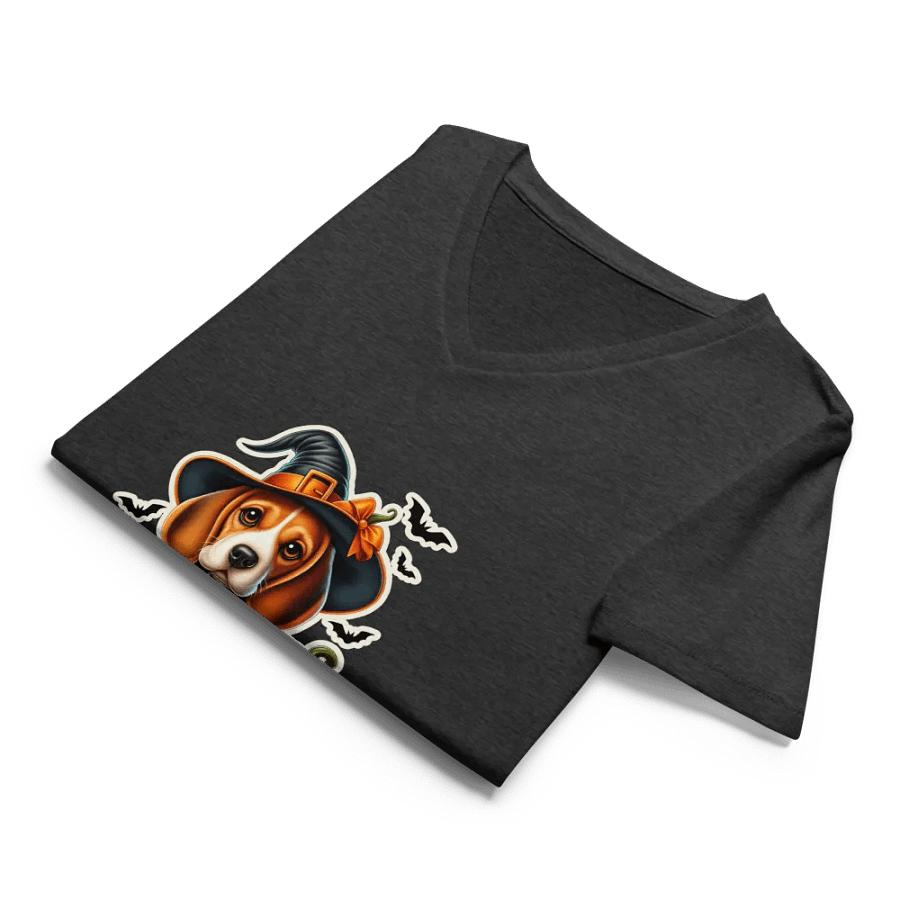 Halloween Pumpkin Beagle - V-neck product image (35)
