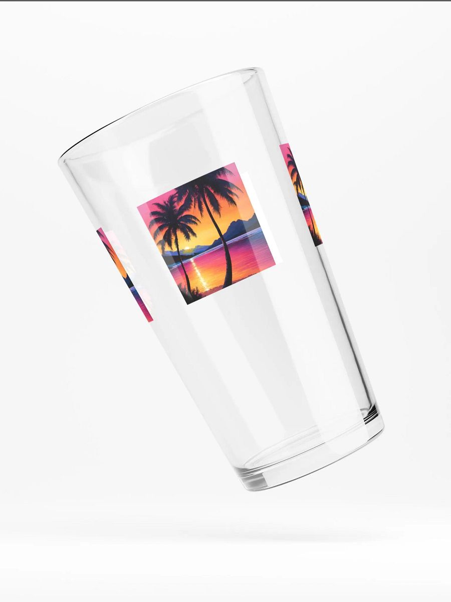 Palm Tree Beer Glass product image (4)