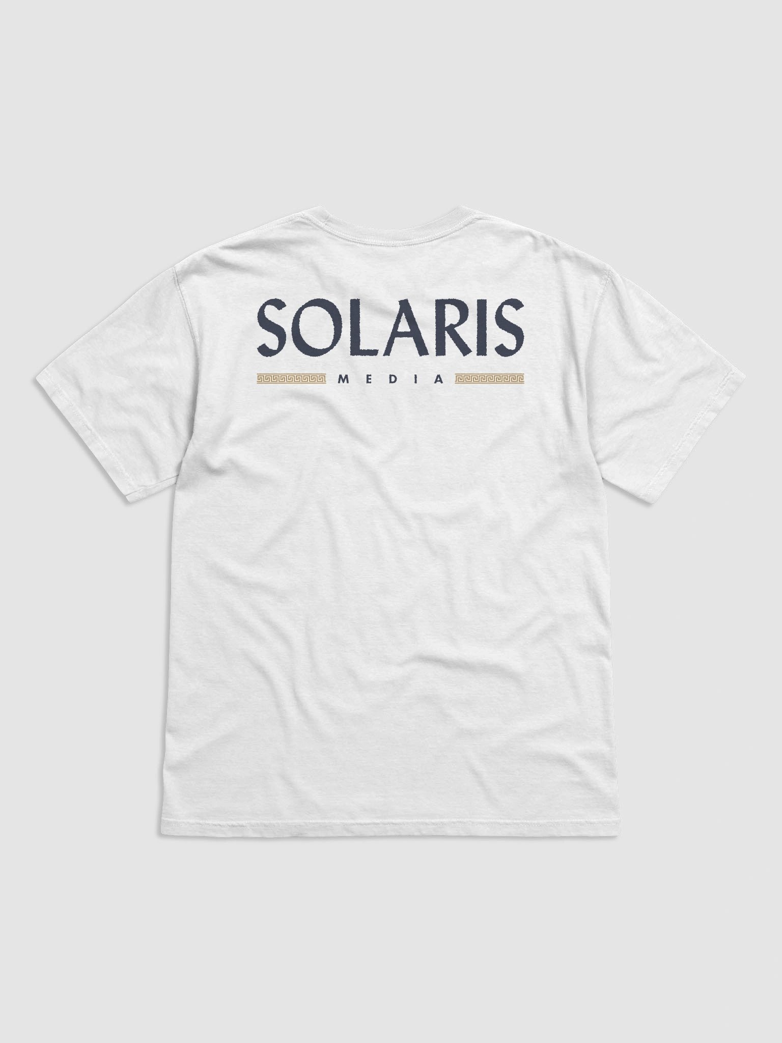 Solaris Logo + Back Print Tee (Light Variant) product image (2)