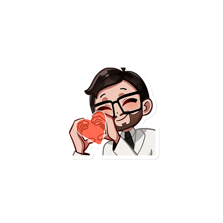 spectrumbranch Heart Emote Magnet product image (1)