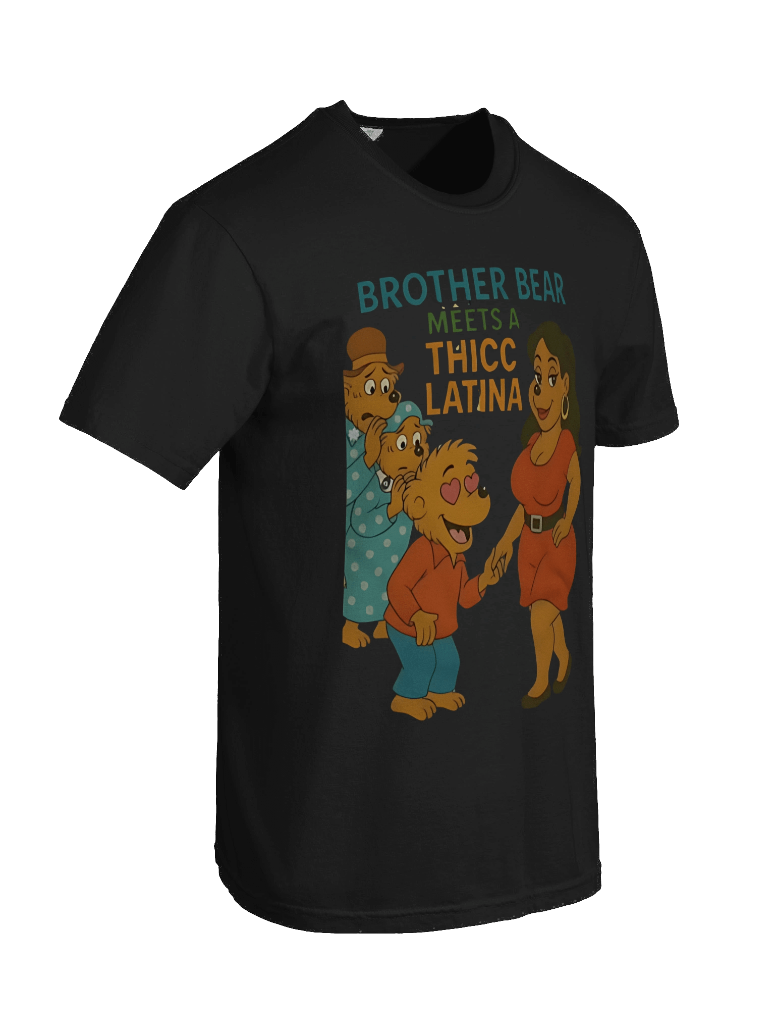 Brother Bear Meets a Thicc Latina Parody T-SHIRT product image (5)