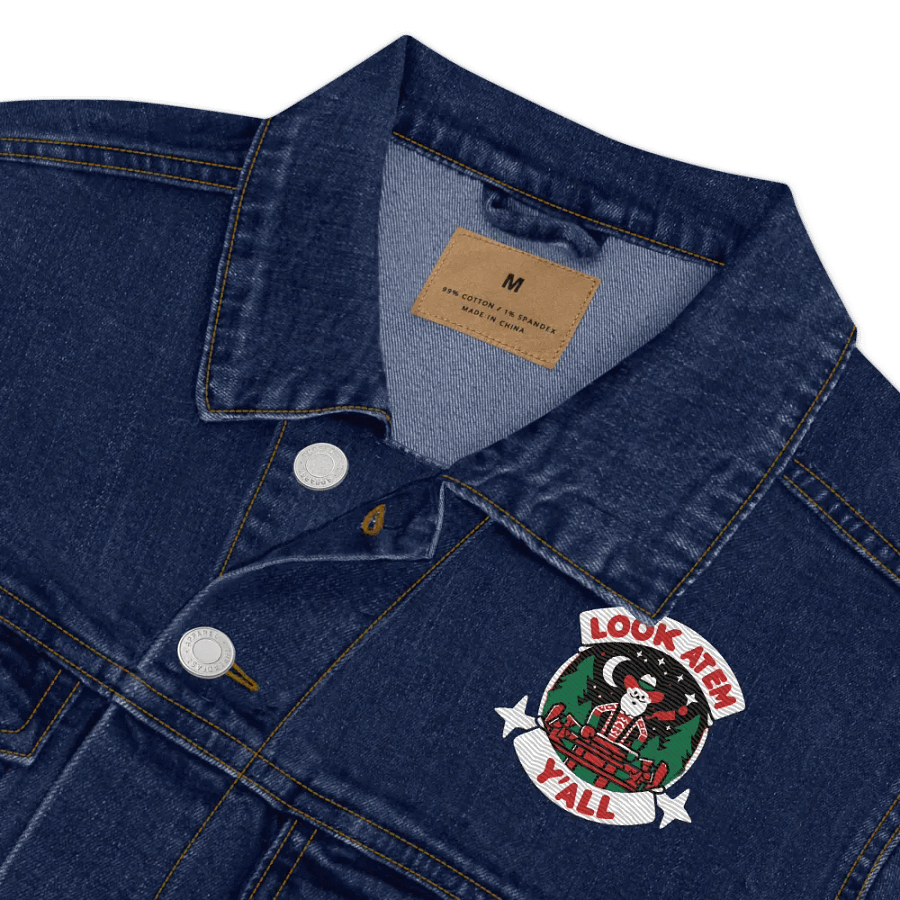 Look At 'Em Yall Funkatronian Denim Jacket product image (5)