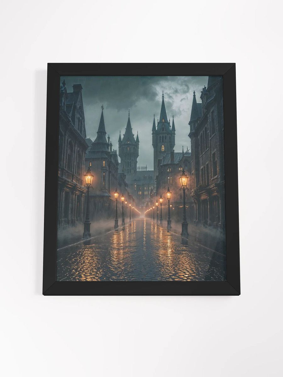 Gothic Rainlit Reverie Framed Print product image (21)