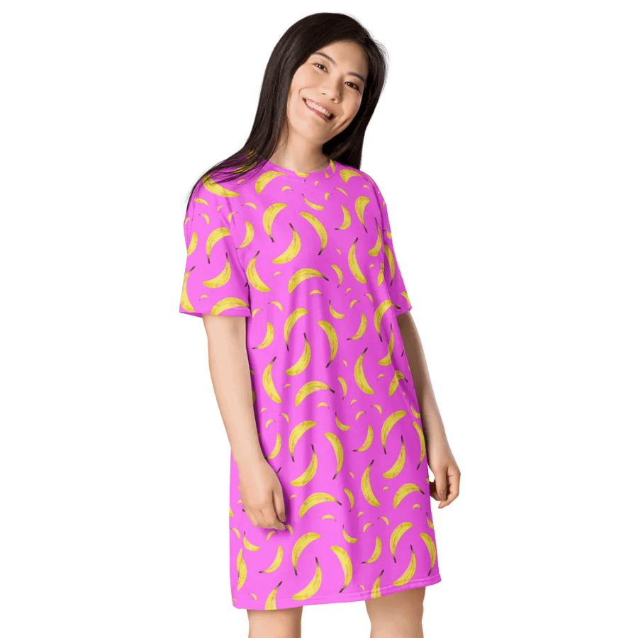 Bananapalooza t-shirt dress product image (5)