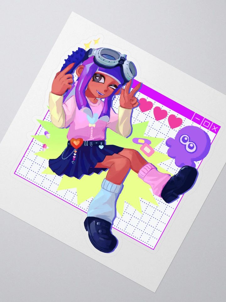 Webcore Lavender Kiss Cut Stickers product image (2)
