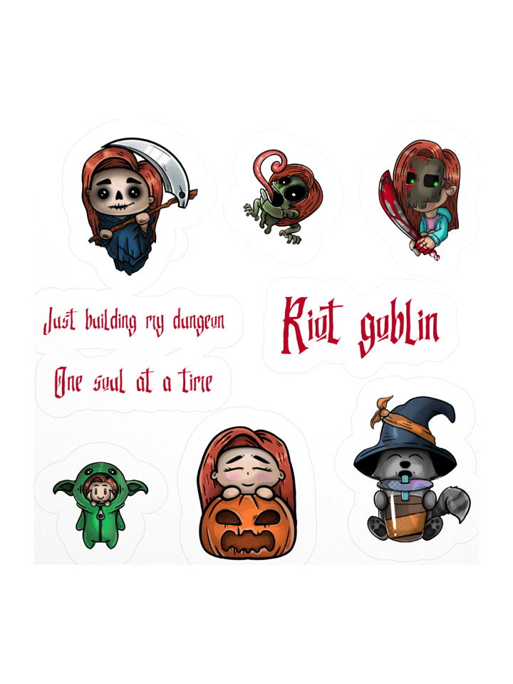 Halloween in the Dungeon sticker set product image (3)