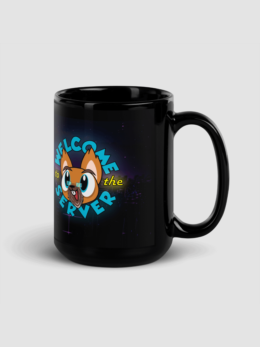 Welcome to the Server Black 15 oz Glossy Mug product image (2)