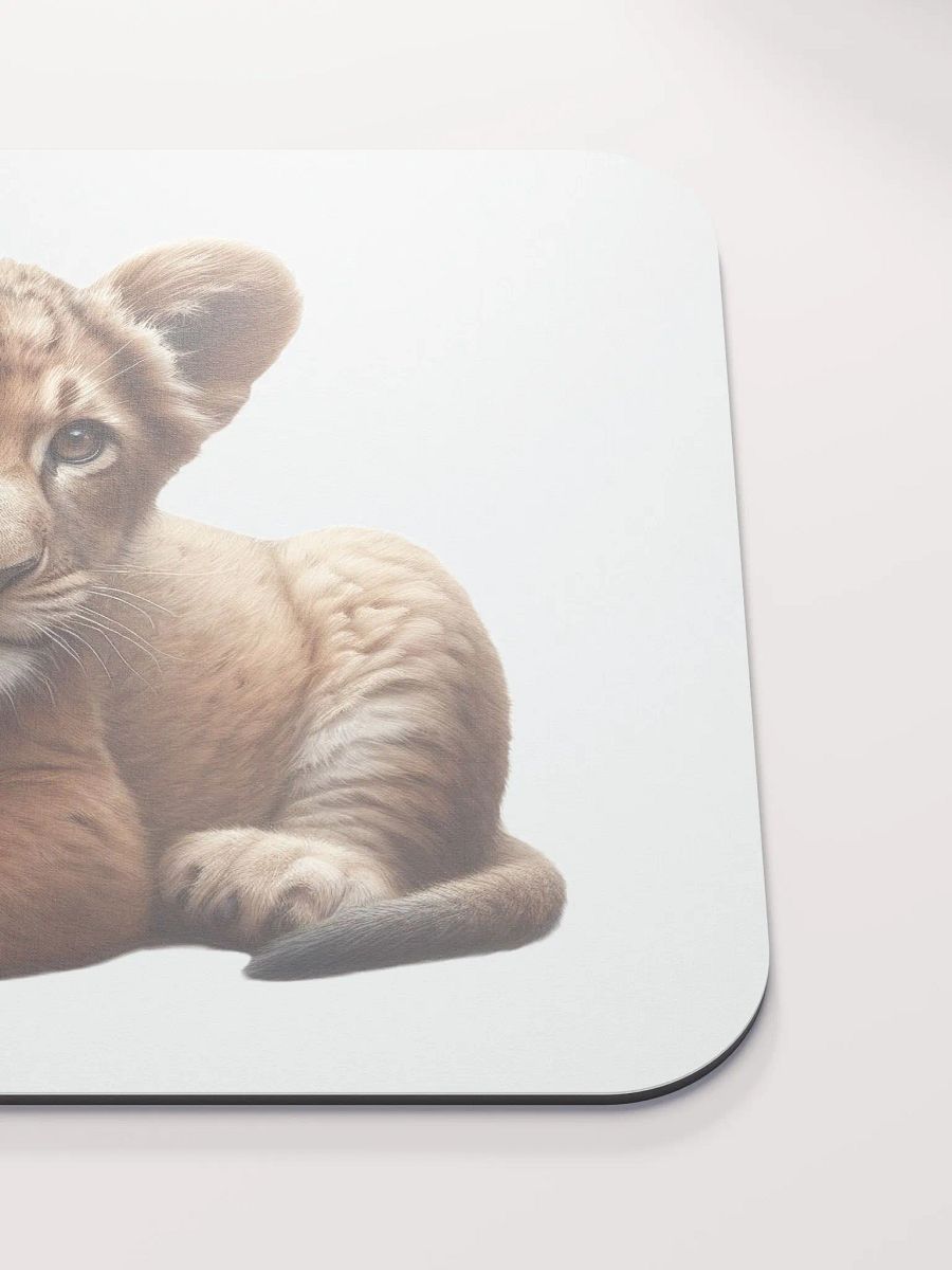 Gentle Puppy Lion Cub Mouse Pad product image (5)