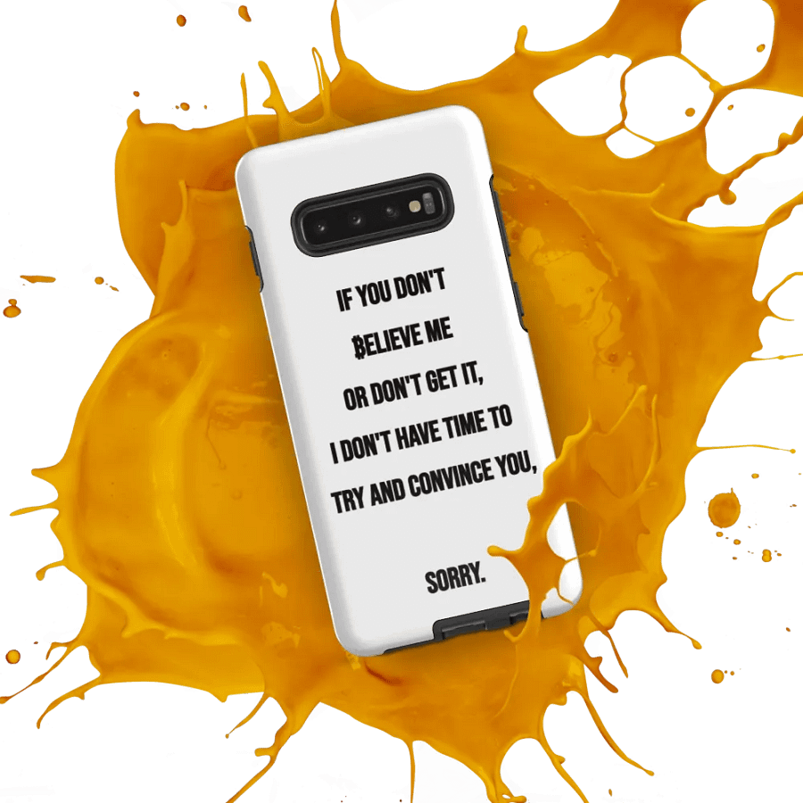 SATOSHI Quote - Samsung Hard Case product image (53)