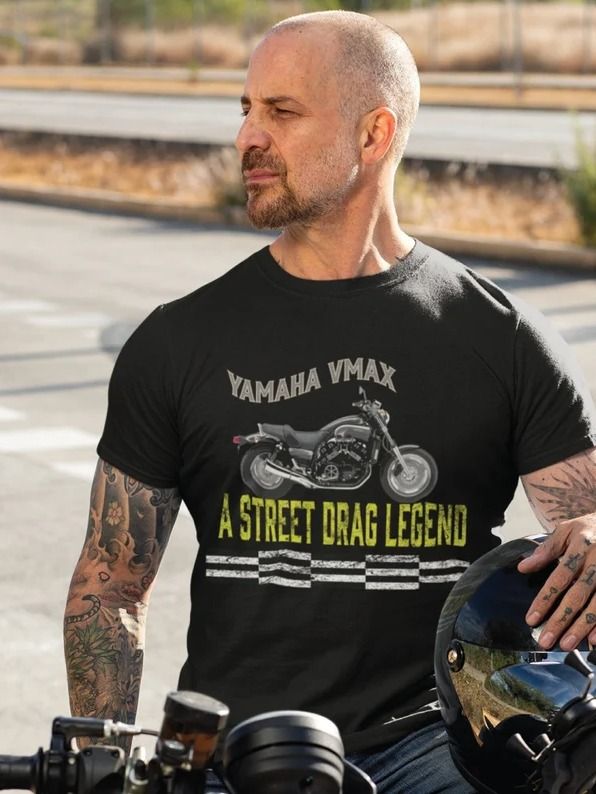 Yamaha vmax t-shirt fan boy memorabilia gift product image (1)