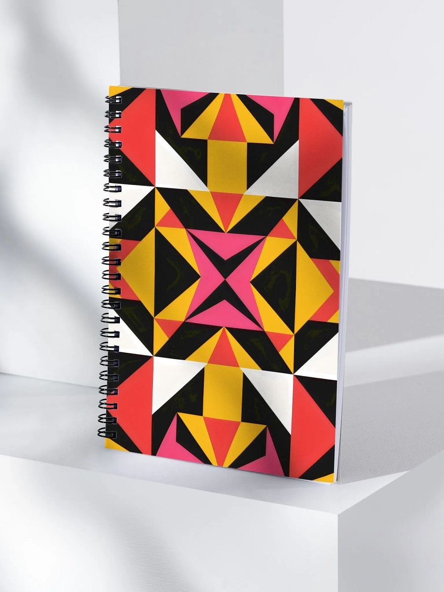 Geometric Harmony Spiral Notebook product image (4)
