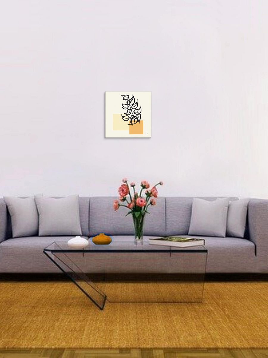 Organic Lines Canvas Print - Abstract Image No. 2 product image (5)