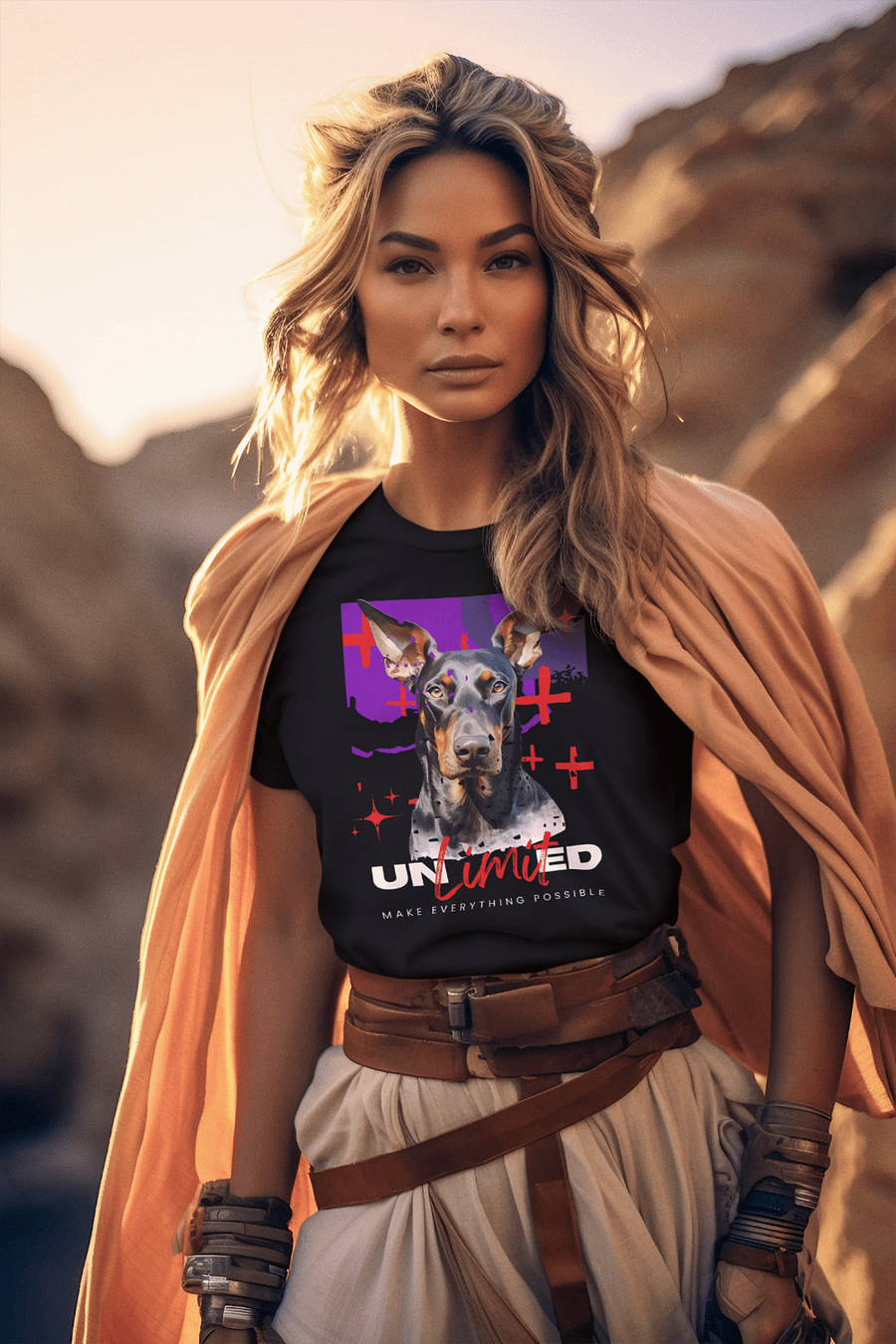 Doberman Unlimited (Make Everything Possible) Regular Fit T-shirt product image (1)