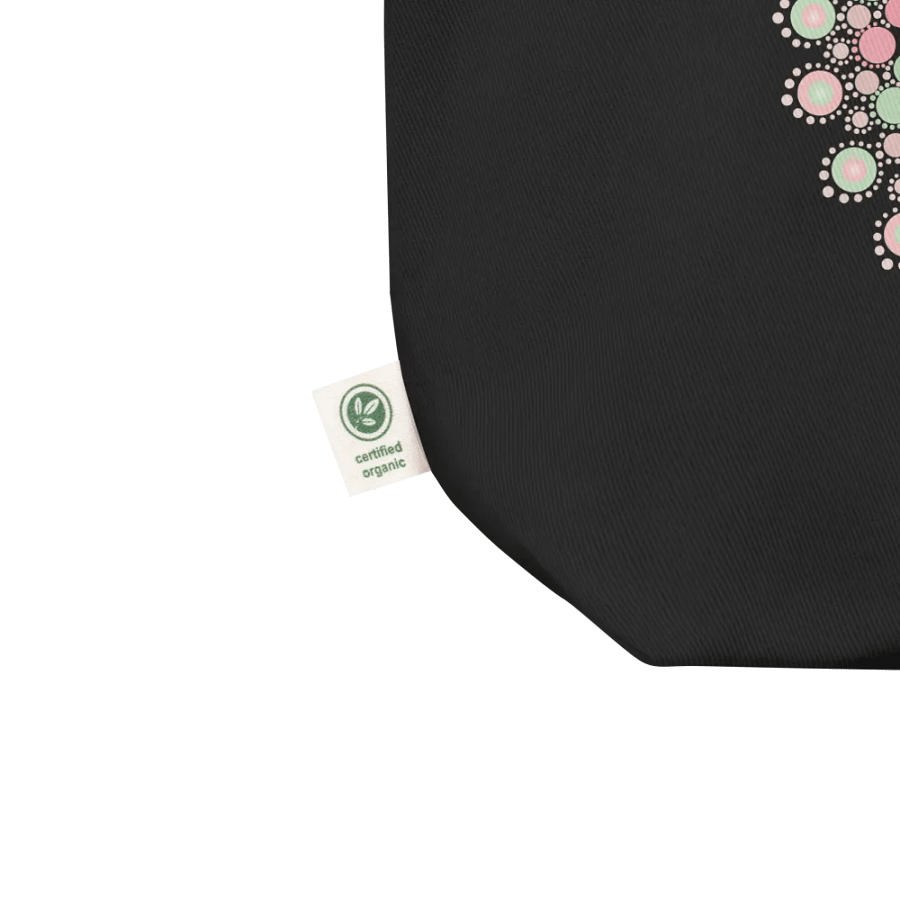 Green and Pink Dot Mandala Eco-Friendly Tote Bag product image (5)