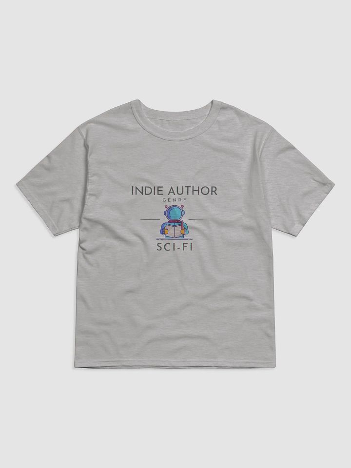 Indie Author Genre Sci-Fi Relaxed Grey T-shirt product image (1)