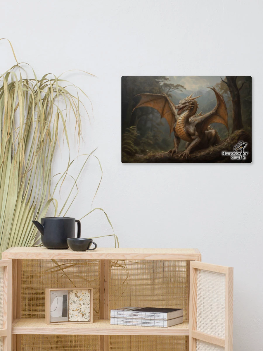 Enchanted Forest Dragon: Fantasy Art Canvas product image (3)