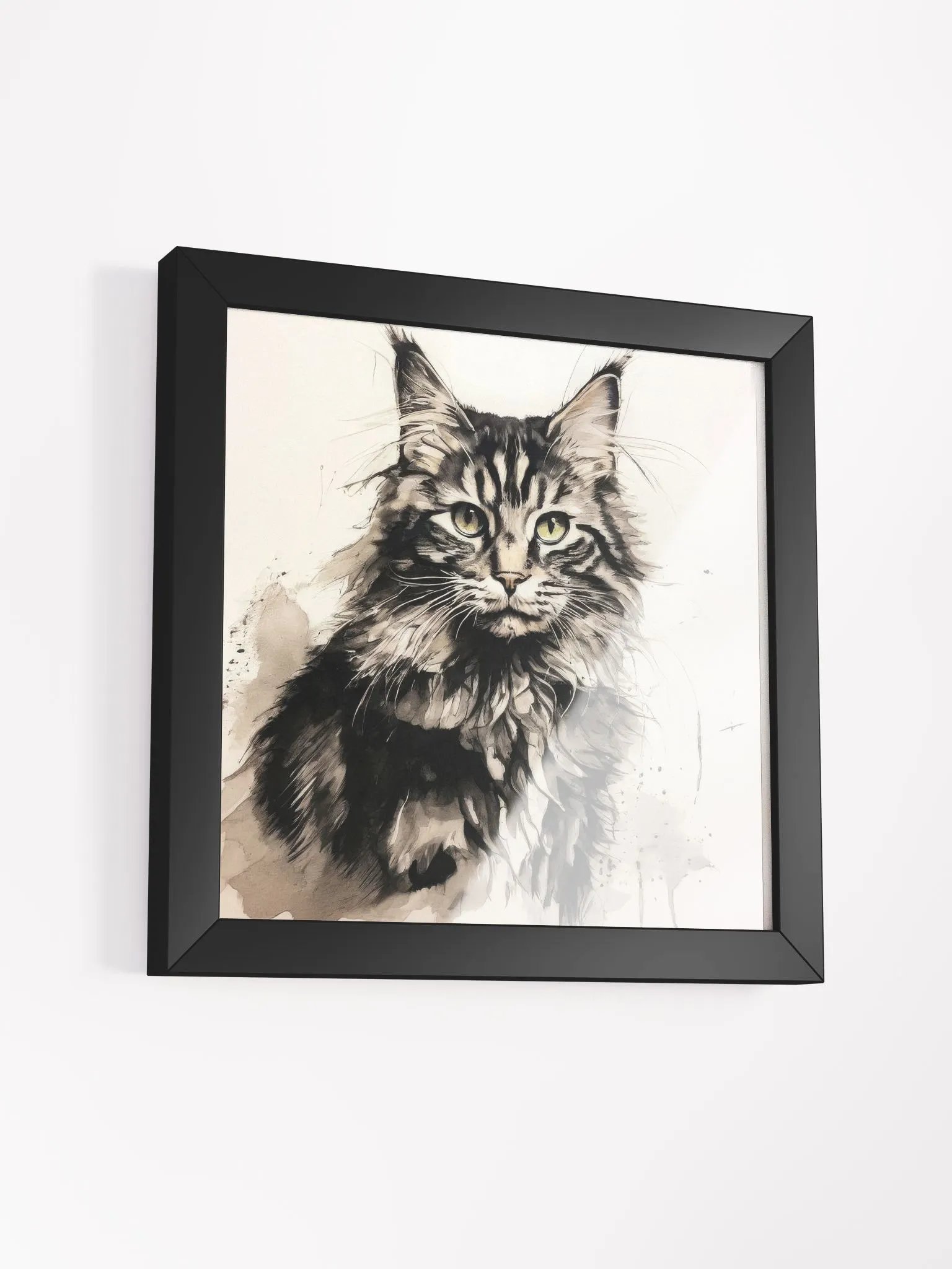 Whiskered Wonder Framed Art Print product image (21)