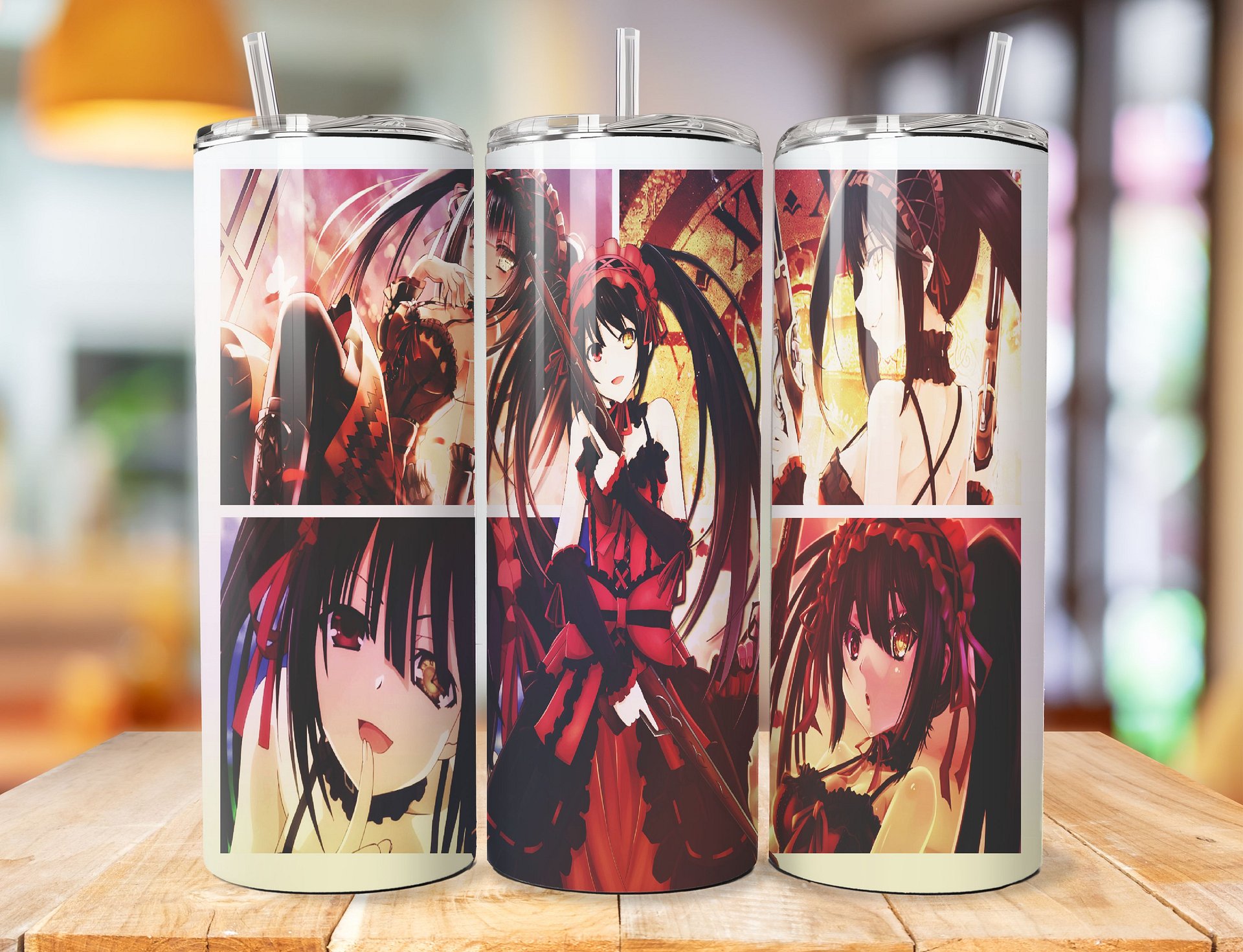 Kurumi Tokisaki 20 oz Stainless Steel Tumbler – Date A Live Inspired Design product image (1)