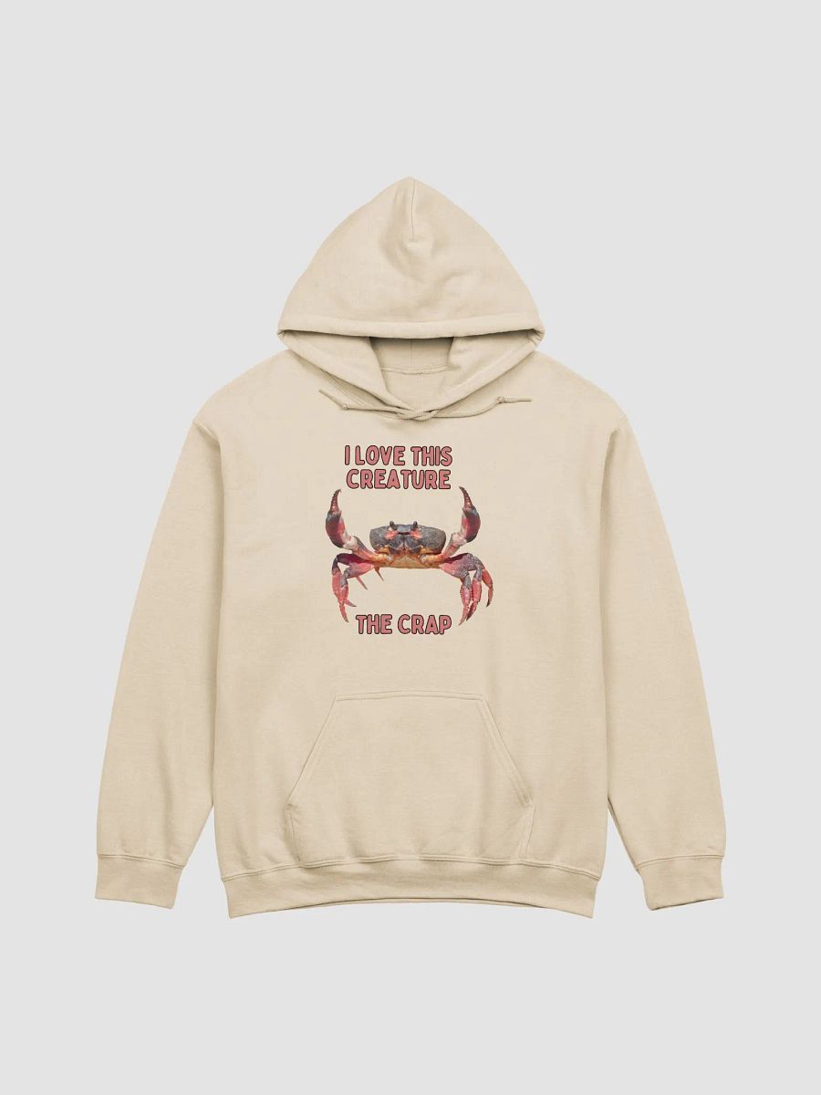 I love this creature the crab hoodie product image (1)
