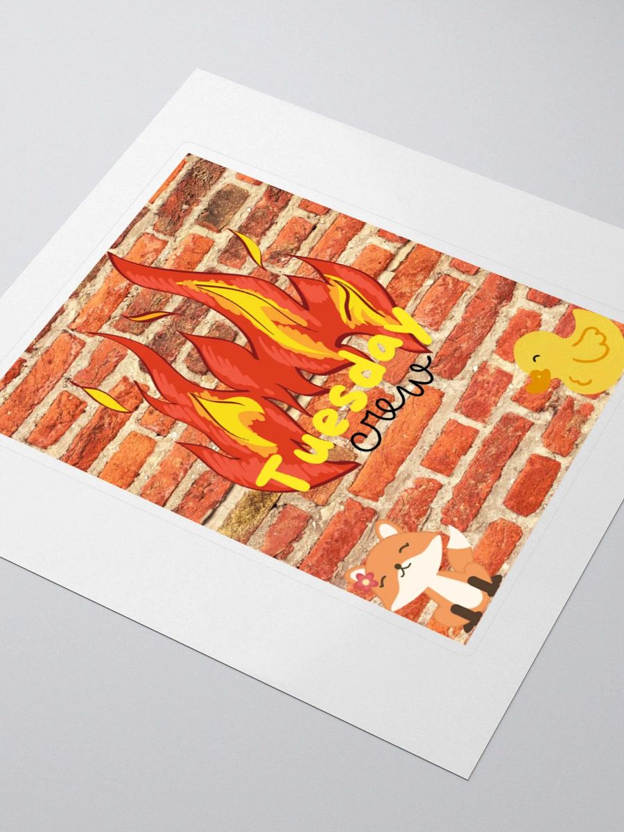 Tuesday Crew Sticker product image (12)