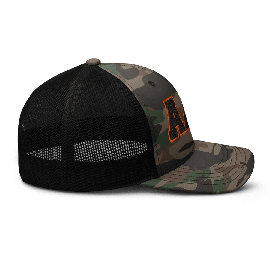 Alpha Delta Gamma Camo Trucker Hat product image (5)