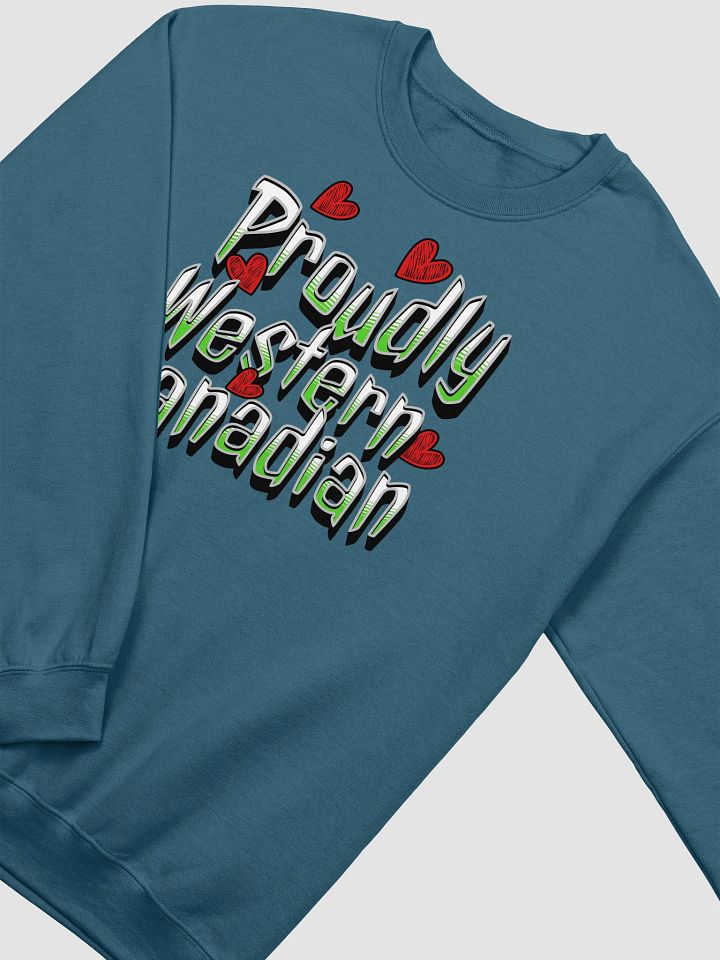Proudly Western Canadian Pride Crewneck Sweatshirt product image (12)