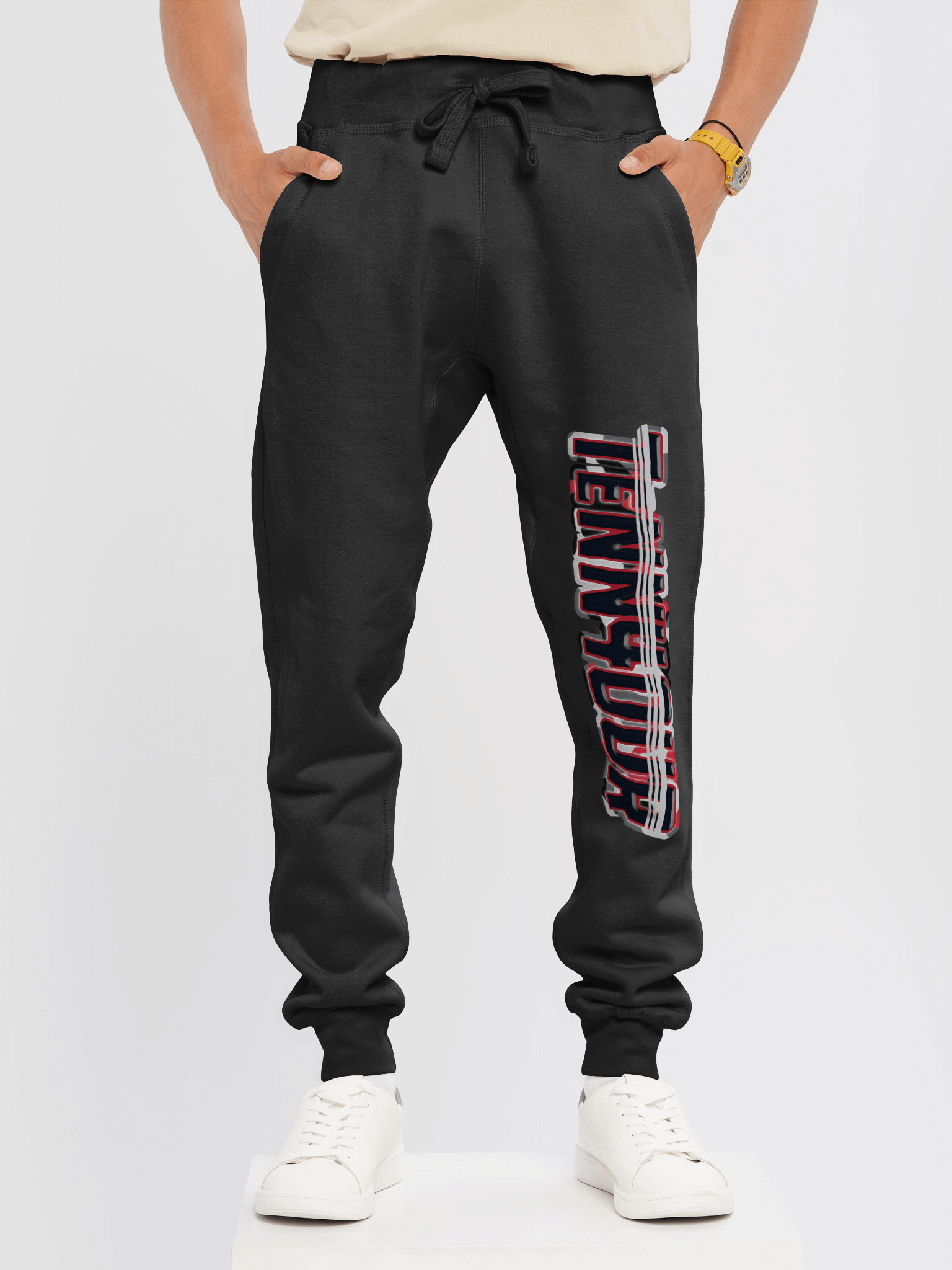 TeNN4OUR Red Camo Fleece Joggers product image (13)