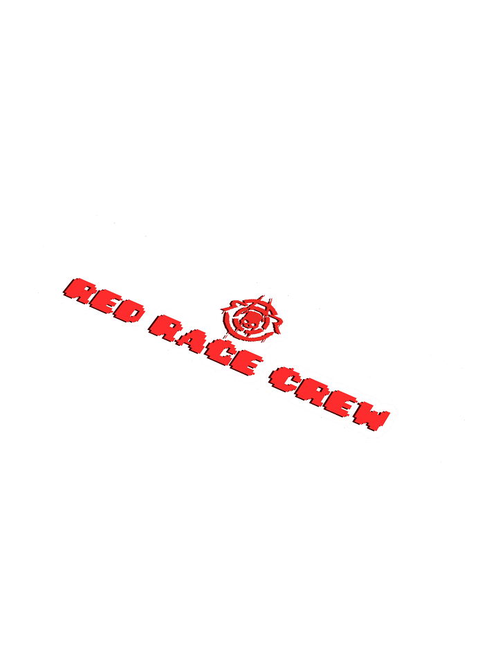 Red Rage Crew – Pixel Logo Sticker (Bold Edition) product image (2)