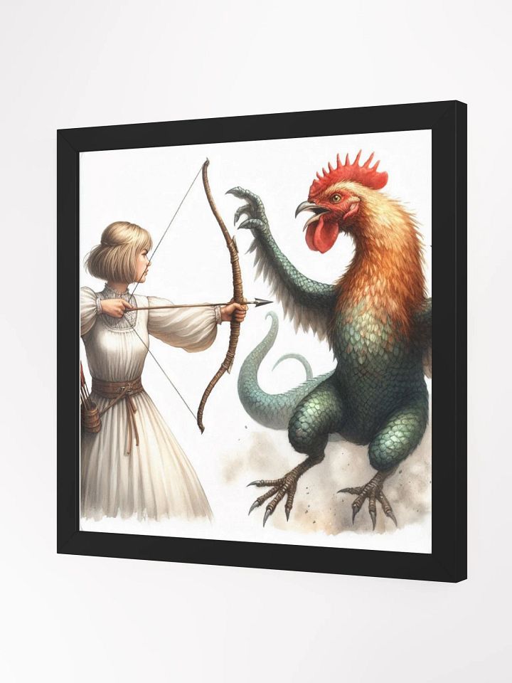 Christian Conspiracy Coalition (Lady Love) - Framed High-Quality Matte Poster product image (2)