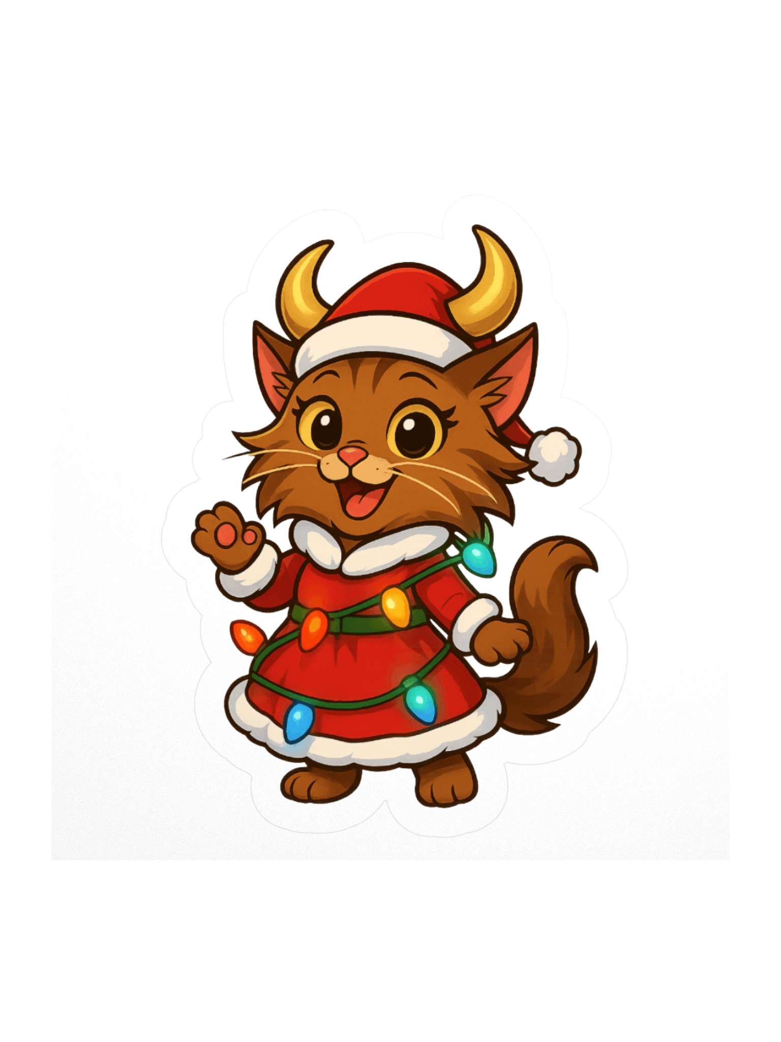 Mali Santa Sticker product image (1)