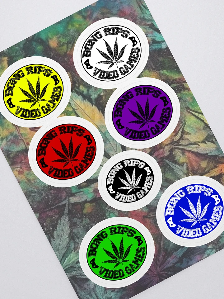 Bong Rips & Video Games Sticker Sheet product image (1)