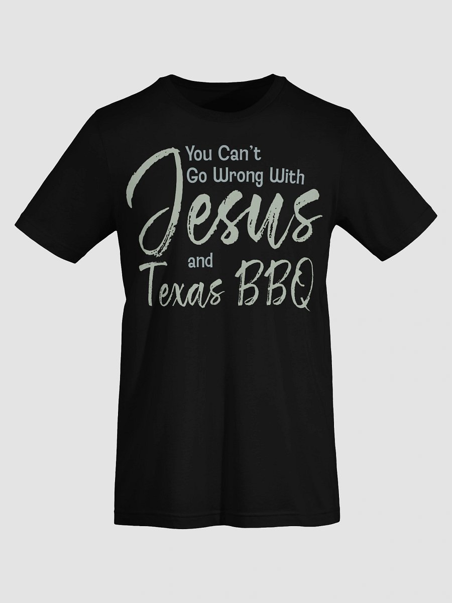 Jesus & Texas BBQ Supersoft Bella Canvas T-Shirt product image (4)