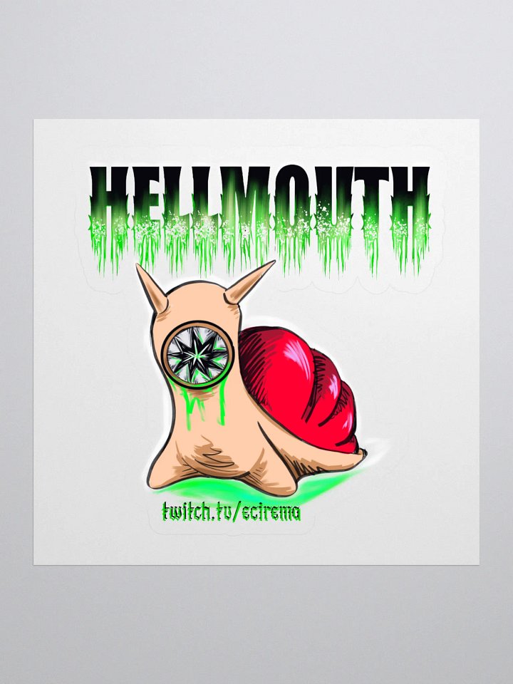Ecirema "Metal" Hellmouth Sticker product image (1)