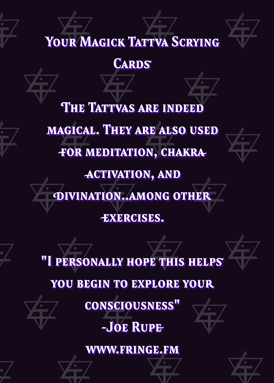 Voidwalker Tattva Cards With Flashing Colors product image (1)