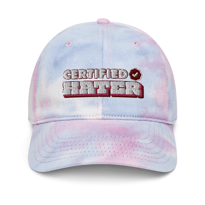 Certified Hater Tie-Dye Dad Hat (Pink) product image (1)